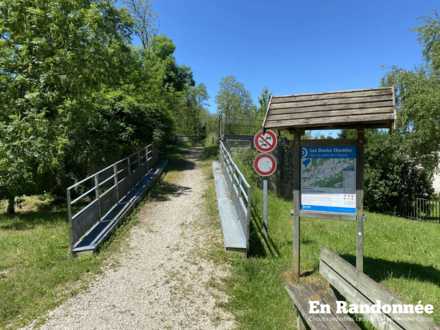 Panneau du Chemin vert, route de Moncey