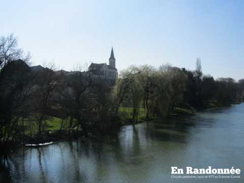 Gray et les rives de la Saône