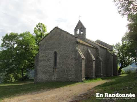 La Chapelle Saint-Romain depuis Pratz