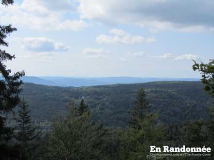 Point de vue sur les Monts Jura